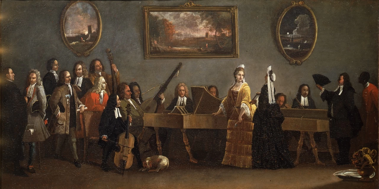 Prove di un'opera o Interno con riunione musicale - Gallerie dell'Accademia, Venezia